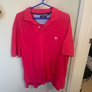 Men’s Chaps Polo- Hot Pink XL